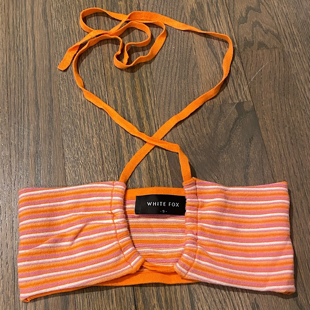 White Fox Boutique Halter Bra Top